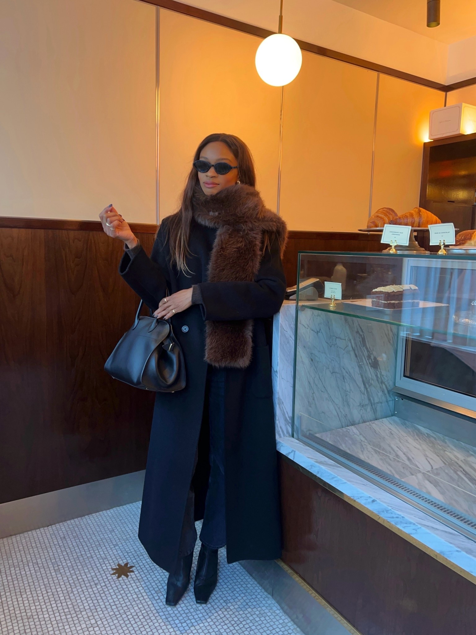 Faux fur scarf  | Cos Faux Fur 