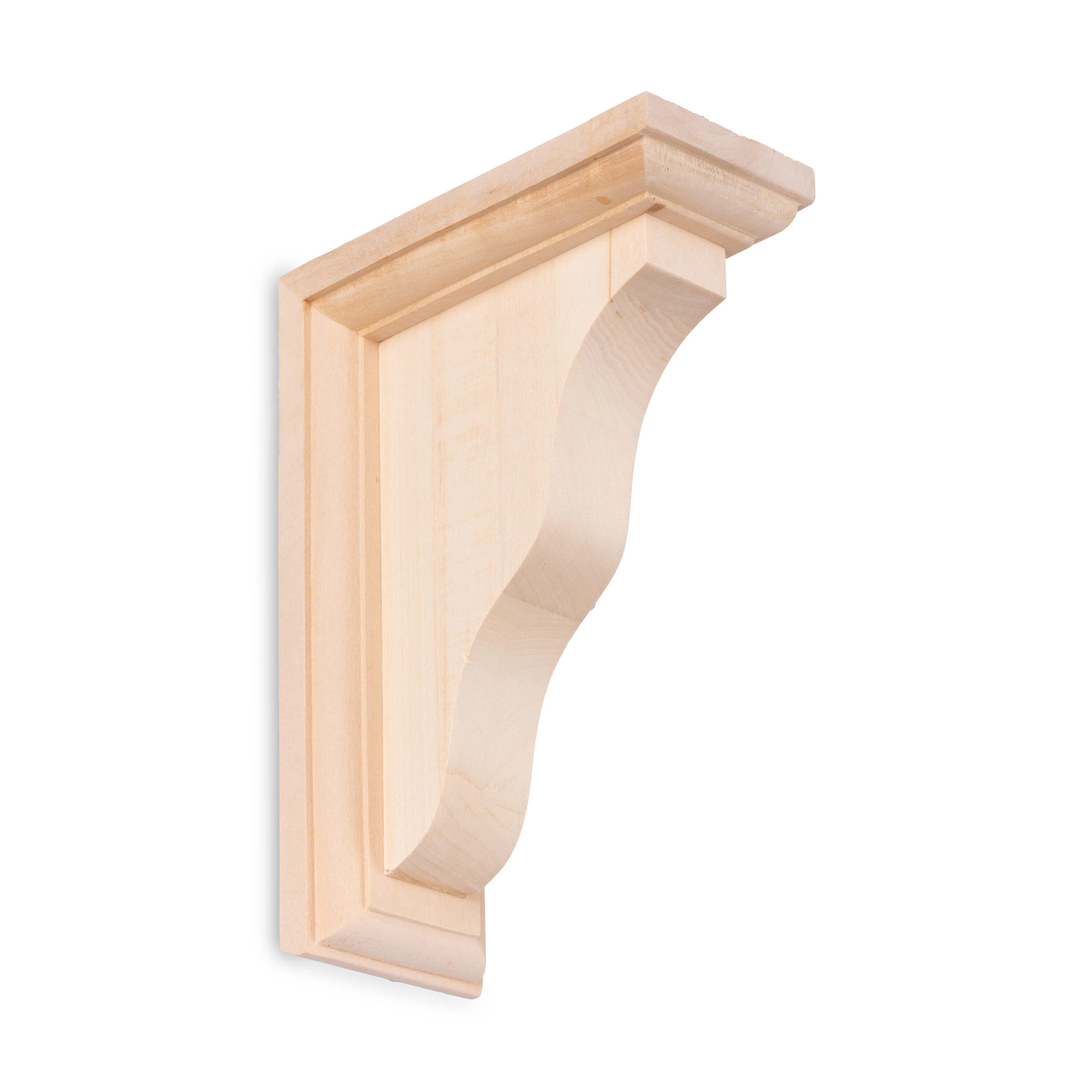 Waddell CB Two-Way Bracket 2-1/4-in x 7-in x 5-in Hardwood Brown Wood Standard bracket | CB905 | Lowe's