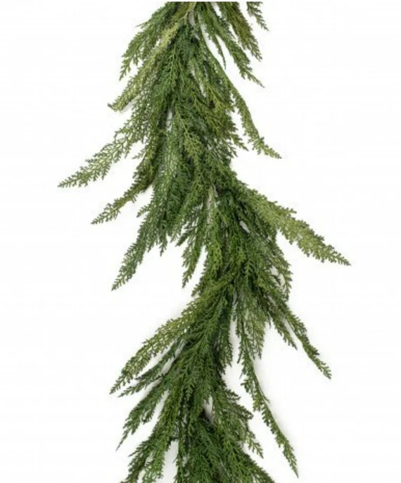 Christmas Soft Cedar Pine Garland 6ft Holiday Decorating - Etsy | Etsy (US)
