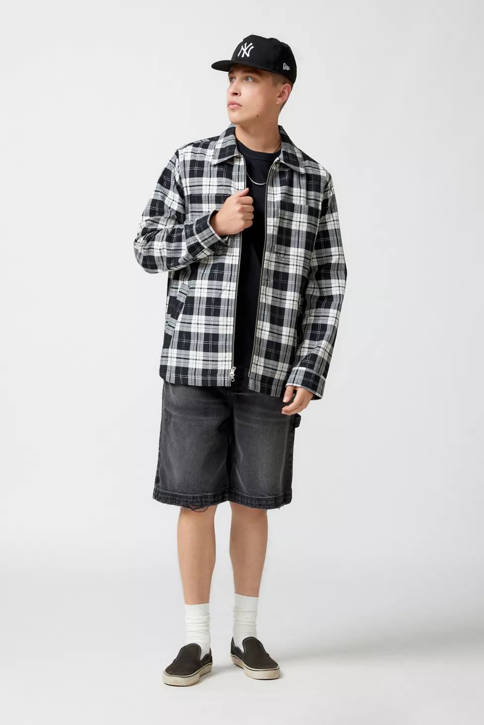 UO Twill Shimmer Shirt Jacket | Urban Outfitters (US and RoW)