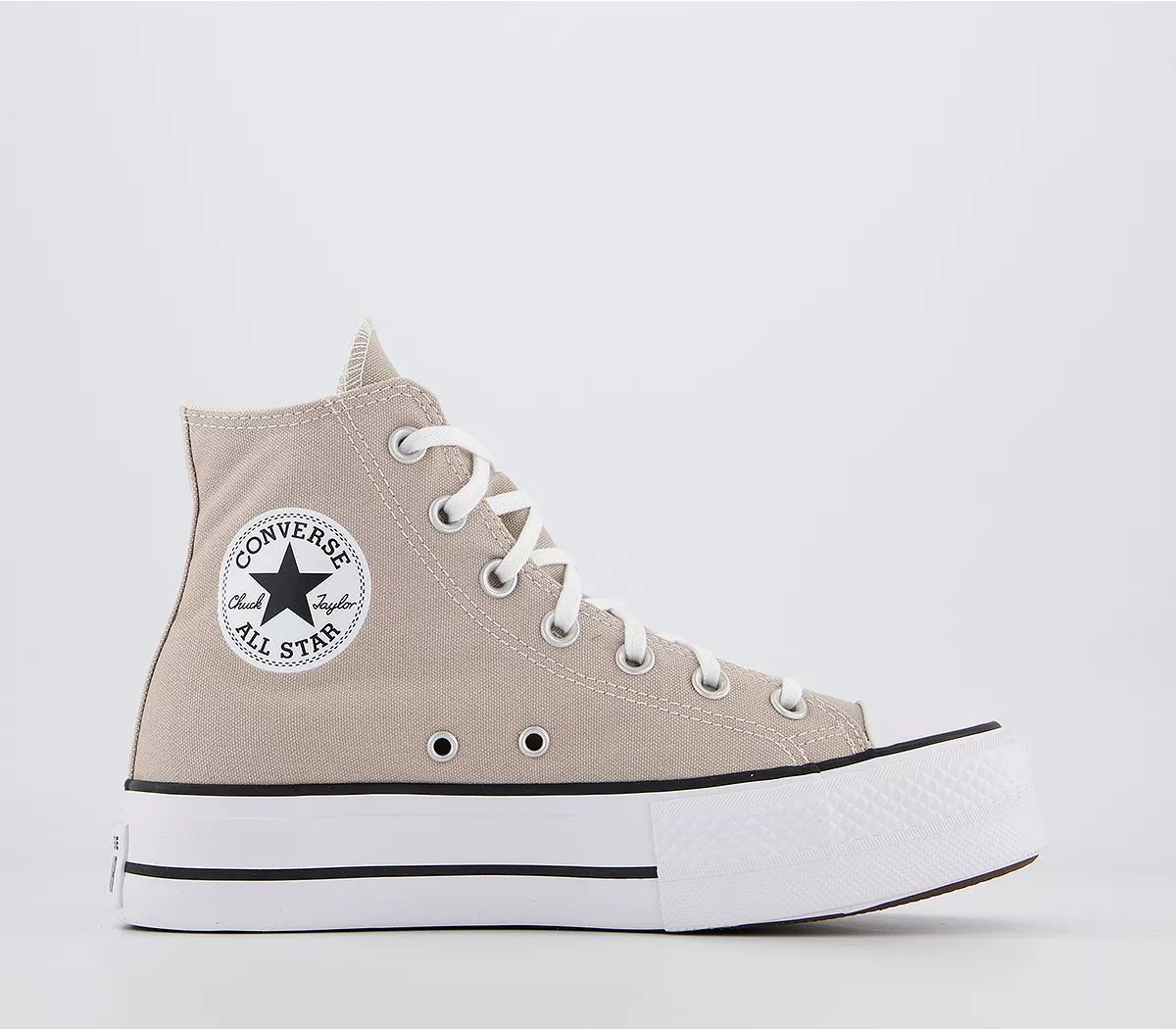 Converse
								All Star Lift Hi Platform Trainers
								Papyrus Black White | OFFICE London (UK)