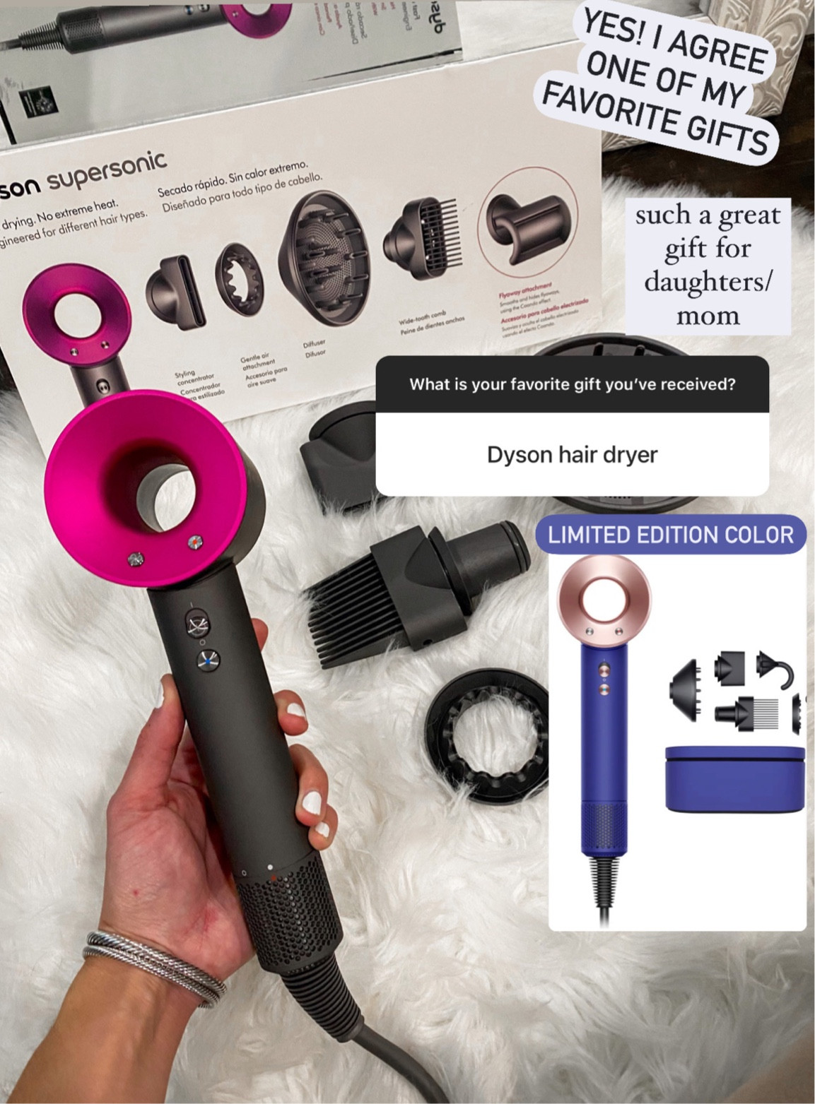Dyson hair dryer

#giftideas

#LTKbeauty #LTKstyletip #LTKHoliday
