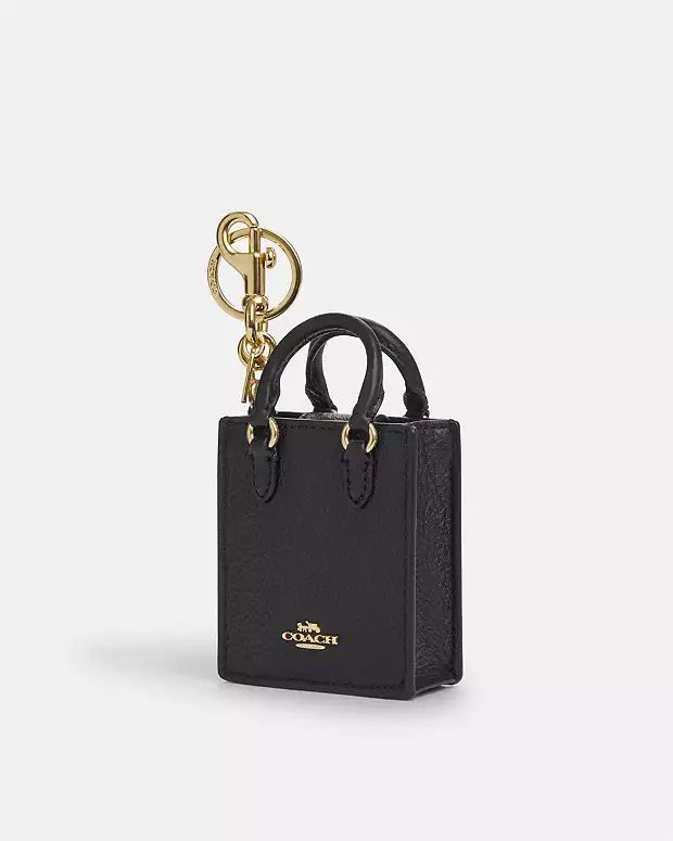 North/South Mini Tote Bag Charm | Coach Outlet US