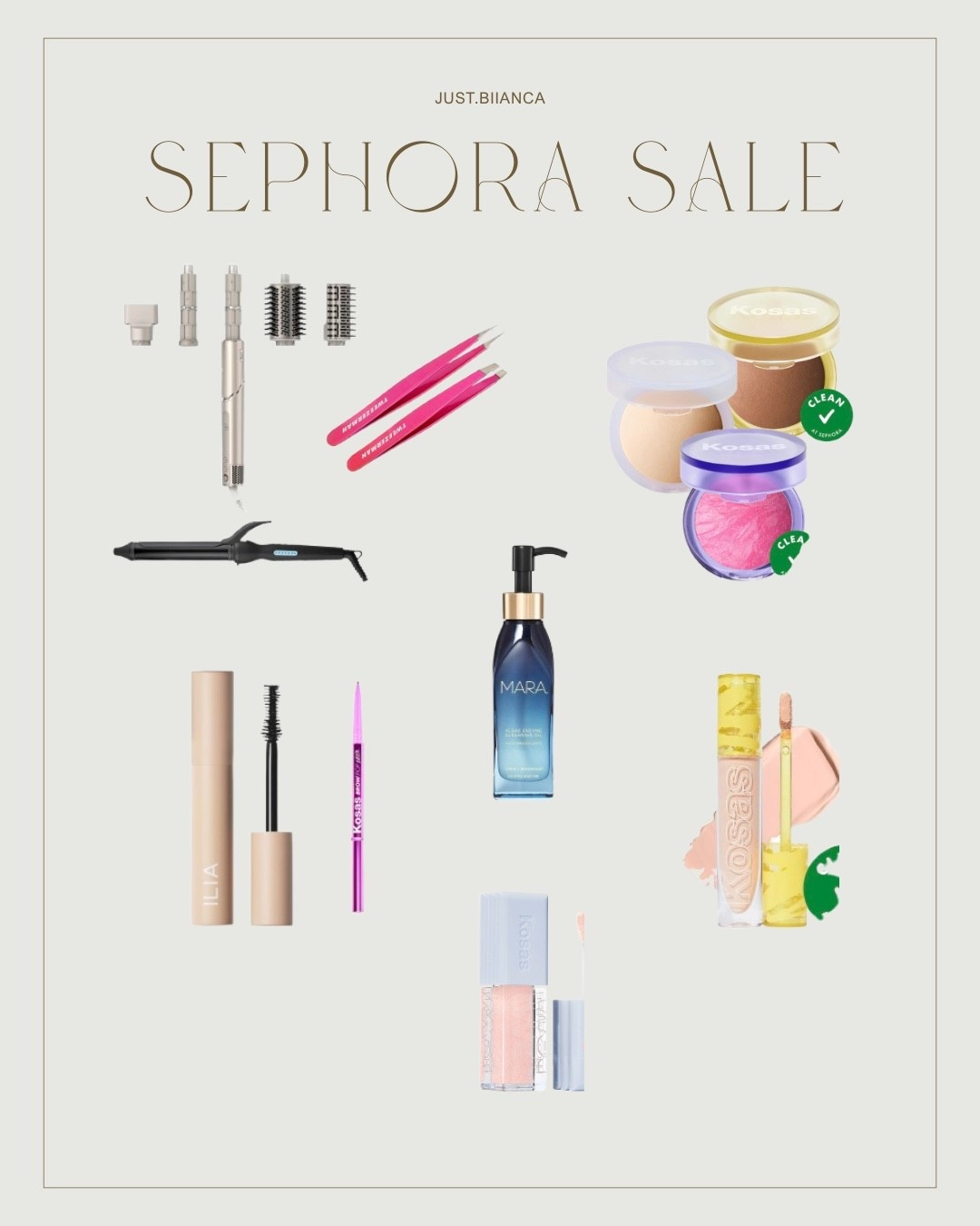 My clean beauty, non toxic picks from the Sephora sale! 

Curling iron for long hair, shark flex style, kiss’s, concealer, blush, bronzer, makeup remover, mascara, brow pencil, lip glosss

#LTKBeauty #LTKSaleAlert