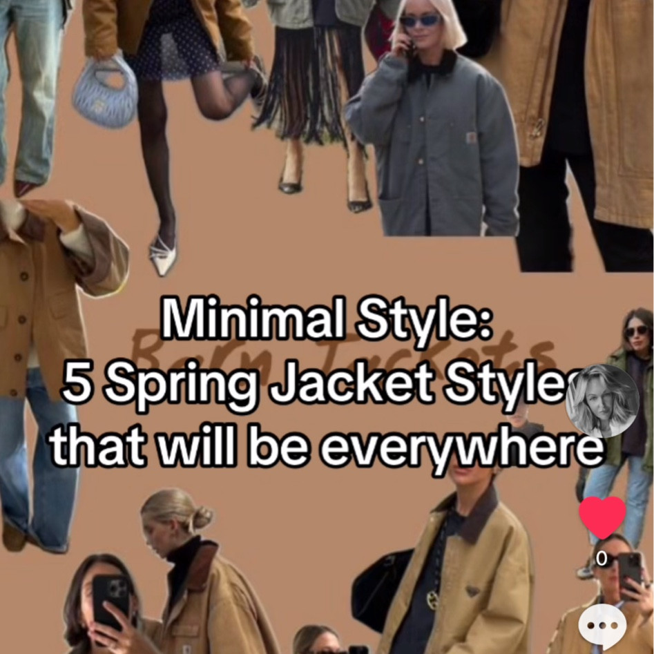 Tiktok Spring jackets 