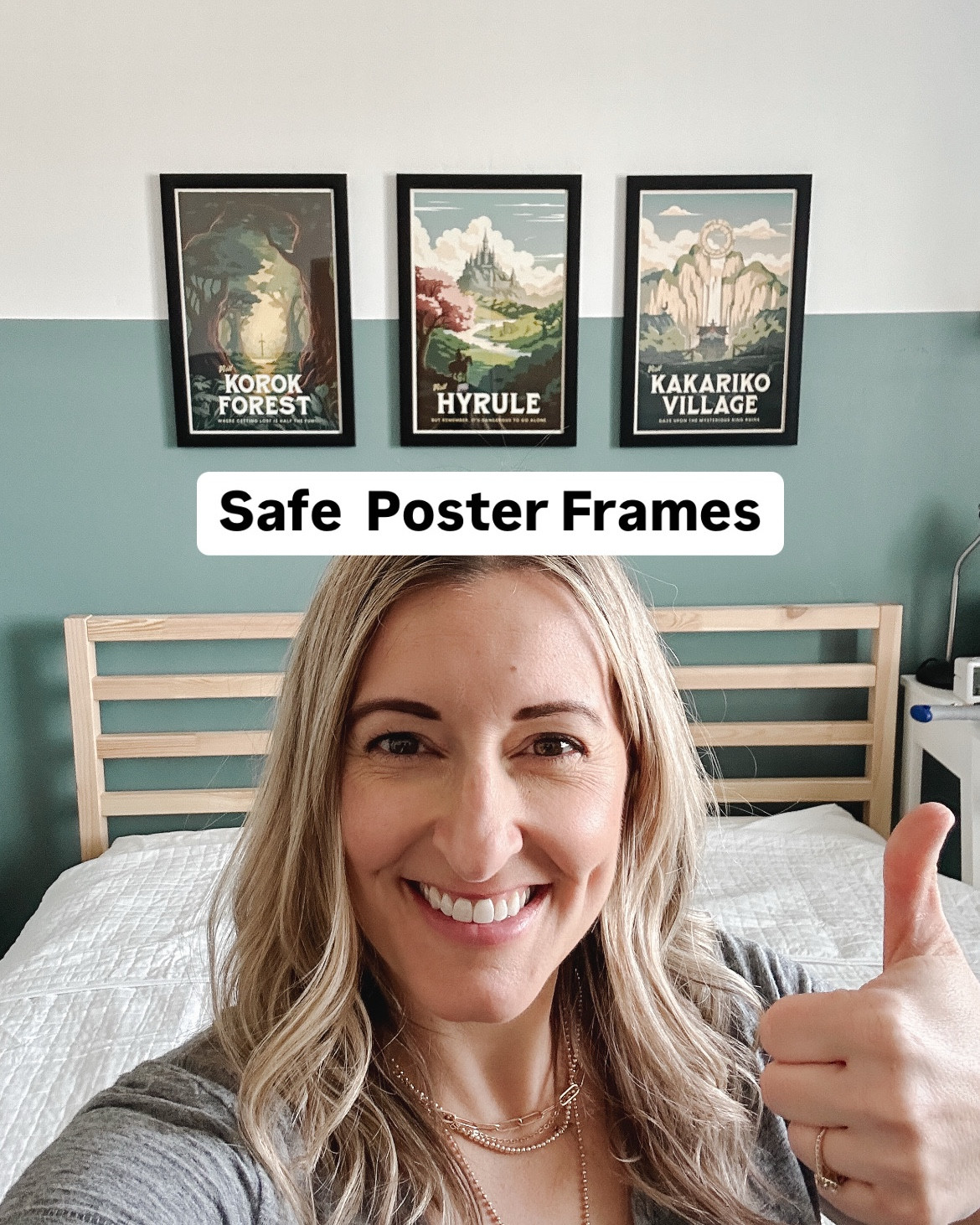 Lightweight Safe Poster Frames without glass! Perfect for above bed poster hanging! Especially after living in CA for years - any earthquake reminds you not to hang anything heavy and glass above your bed! These are safe and light!! 

#LTKKids #LTKFindsUnder50 #LTKHome