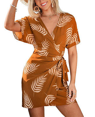 Women's You Glad Tropical Mini Beach Dress | Macy's