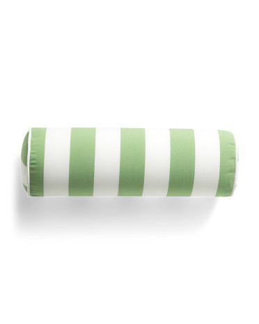 Made In Usa 6x18 Cabana Striped Indoor Outdoor Bolster Pillow | TJ Maxx