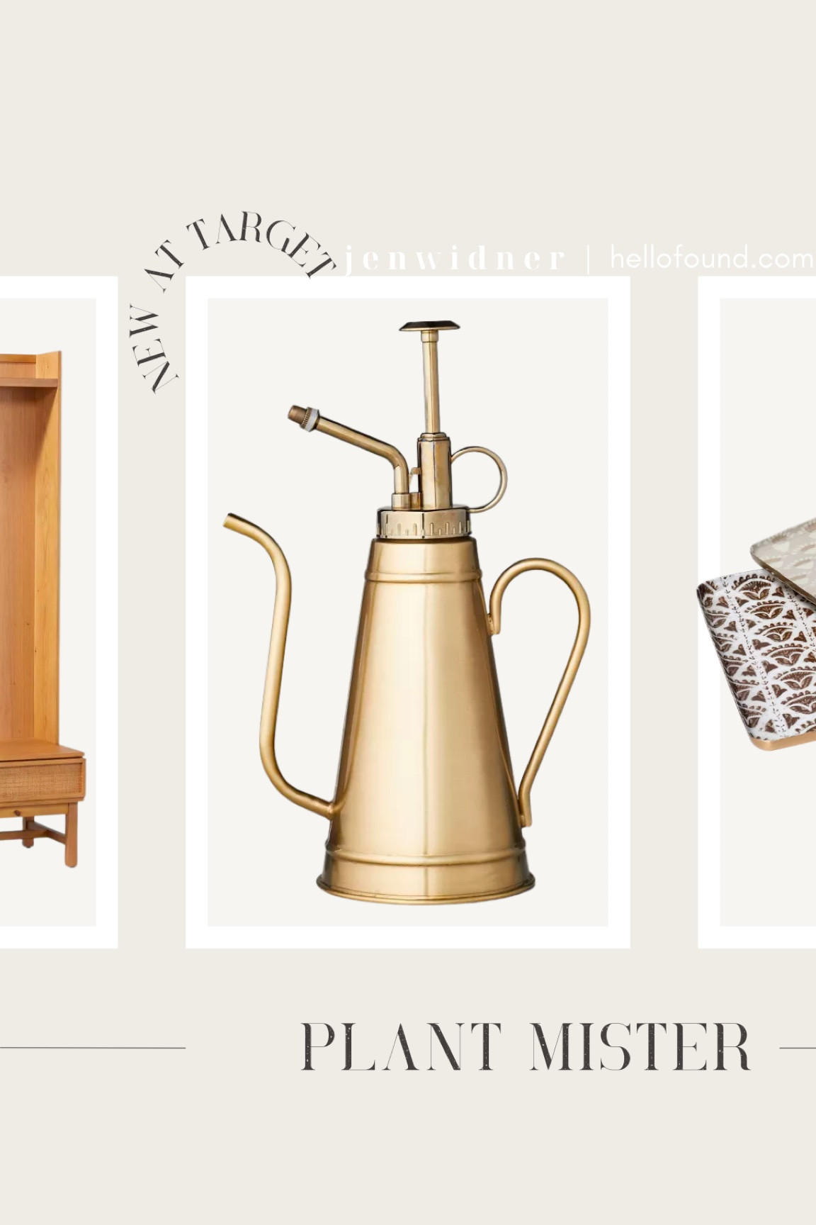 One of my favorites from the target hearth and hand launch, this watering can and plant mister in one!

If you want more of my favorite finds and sales, make sure to hit follow so you don’t miss the good stuff!

#target #hearthandhandlaunch #studiomcgeelaunch #brass #plantaccessories #plants #homedecor #garden

Plants. 

#LTKFind #LTKhome #LTKunder50