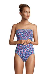 Draper James x Lands' End Women's Bandeau One Piece Swimsuit | Lands' End (US)