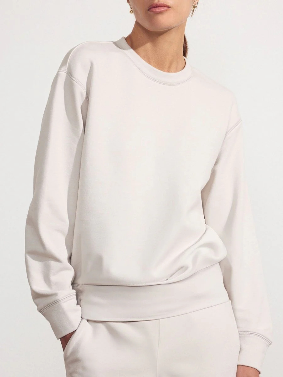 Brochu Walker | Women's Mallo Sweatshirt in Oyster | Brochu Walker