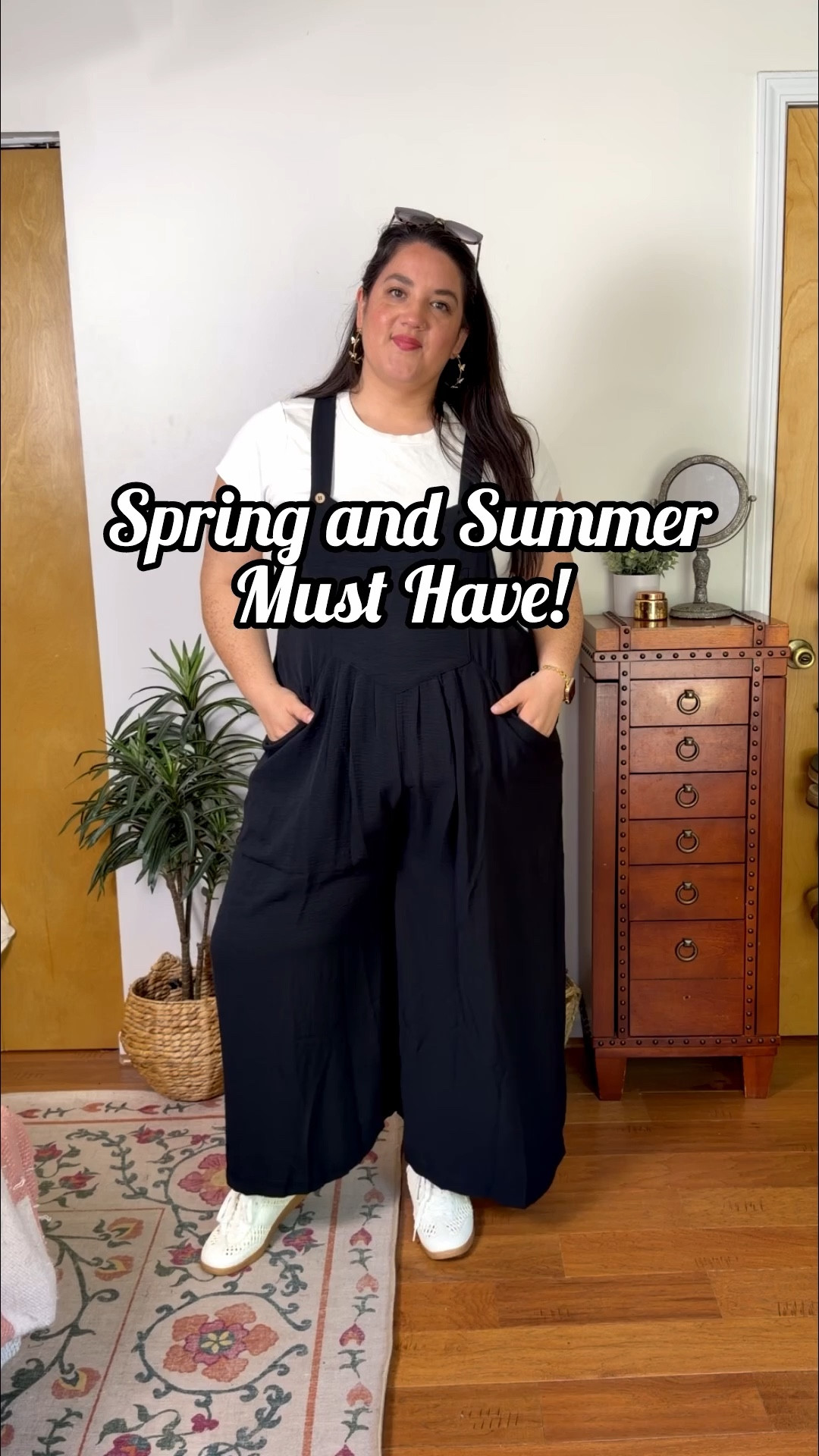 #gifted. These overalls from Walmart are SO comfortable and under $20! 🙌🏻🖤

#LTKootd #LTKPlusSize #LTKmomlife