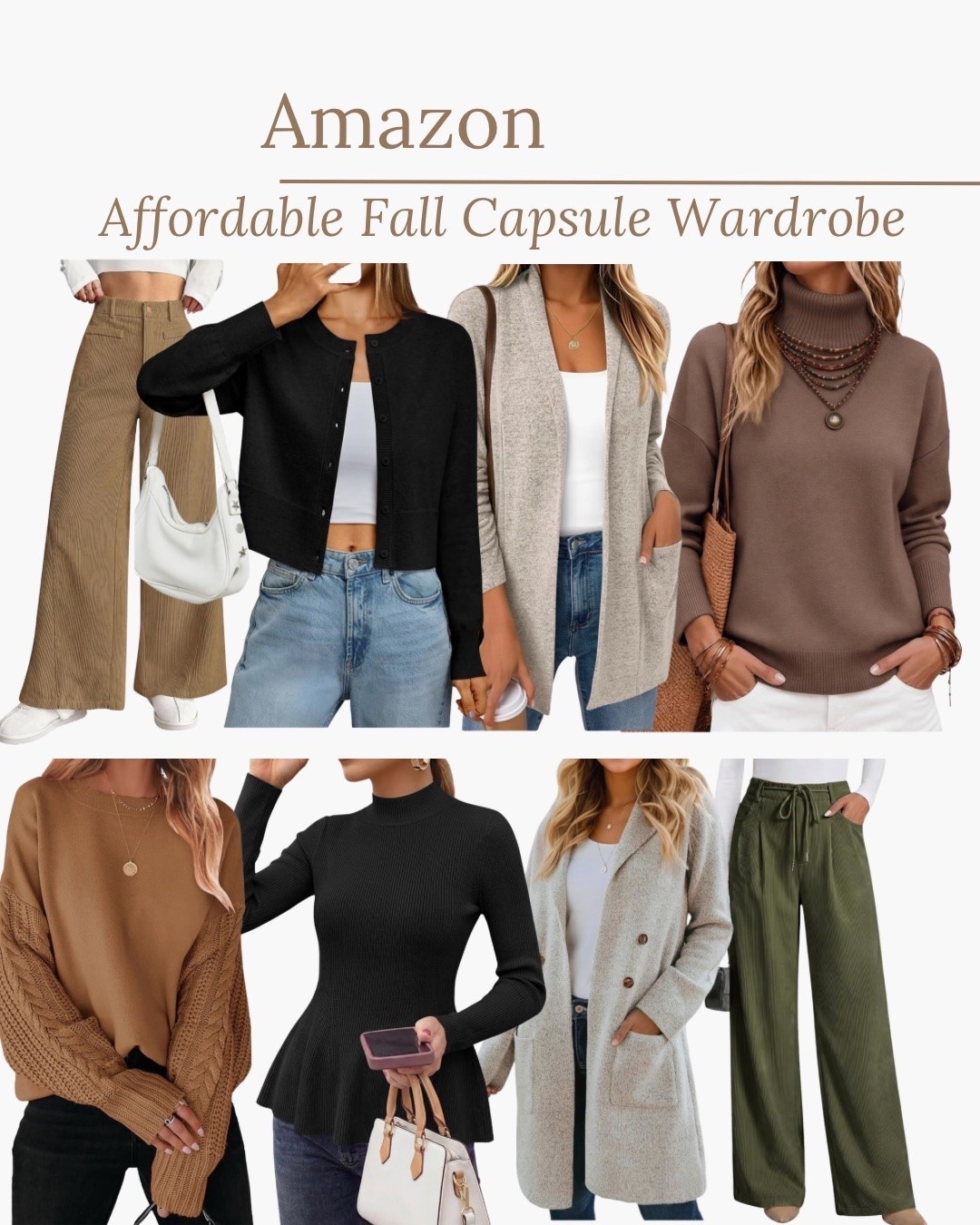 Amazon affordable fall capsule wardrobe!

#LTKdayinmylife #LTKgrwm #LTKootd