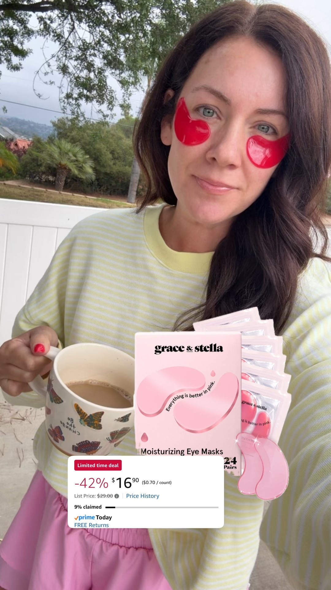 The best eye patches from Amazon are on lightning deal! You get 24 pairs for $16 and they’re on prime👏🏻👏🏻 these make great gifts because they are packaged individually, and I love to keep mine in the fridge. 

#LTKSaleAlert #LTKFindsUnder50 #LTKBeauty