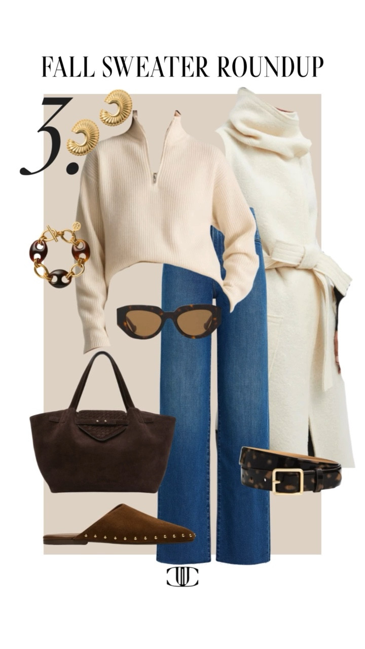 Six luxe sweater outfits that prove neutral layers never go out of style. From cashmere zip-ups and textured cardigans to Italian wool and chic capes—these timeless fall looks pair perfectly with denim, leather, and rich accessories.

Each outfit is designed to flatter and feel effortless whether you’re headed to brunch, school drop-off, or a cozy dinner out.

✨ Shop every look on my LTK— just search J.CATHELL
#FallOutfits #SweaterWeatherStyle #FallFashionInspo #ElevatedBasics #CapsuleWardrobe #ClassicStyle #ChicLayers #JCInsider #BodyTypeStyling #FallLookbook #NeutralOutfits #CozyChic #CashmereStyle #StylistTips #JCathell

#LTKShoeCrush #LTKStyleTip #LTKOver40