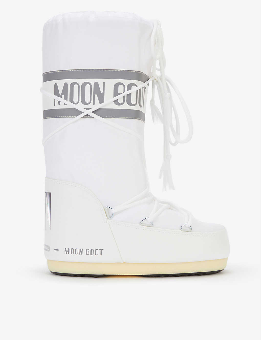 Logo-print woven snow boots | Selfridges