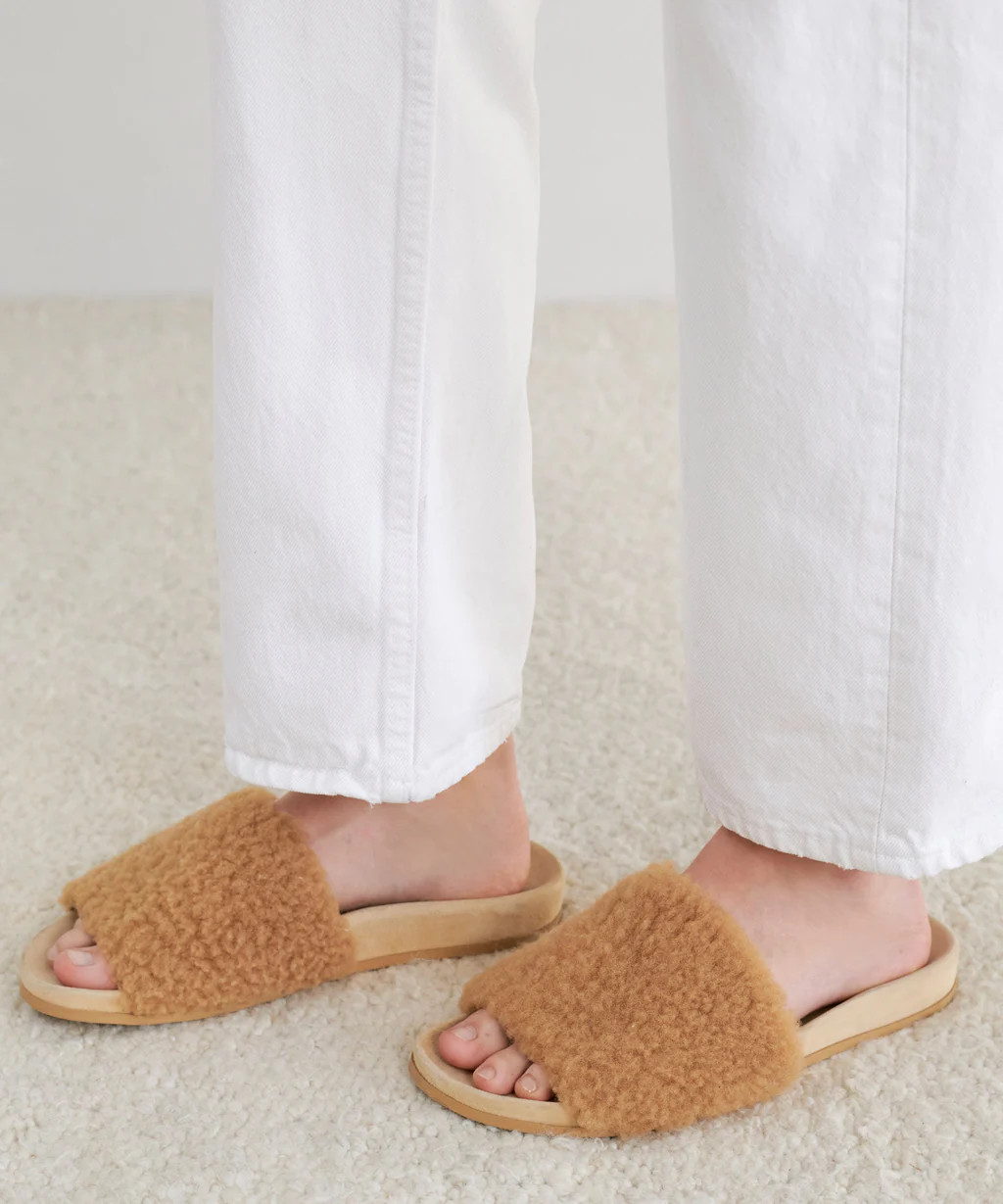 Shearling Slide Sandal | Jenni Kayne