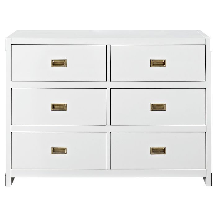 Baby Relax Georgia Campaign Dresser - White | Target