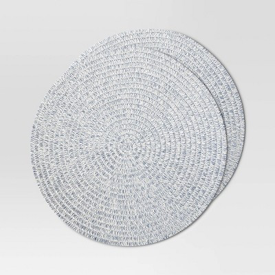 2pk Paper Charger Blue Heathered - Threshold™ | Target