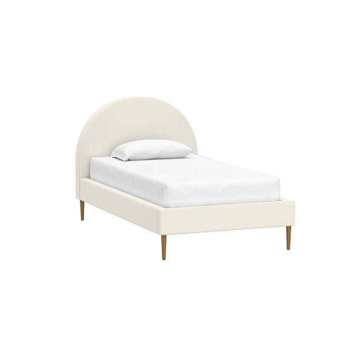 Luna Upholstered Platform Bed | Pottery Barn Teen