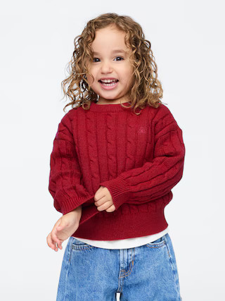 Baby & Toddler CashSoft Cable-Knit Sweater | Gap (US)