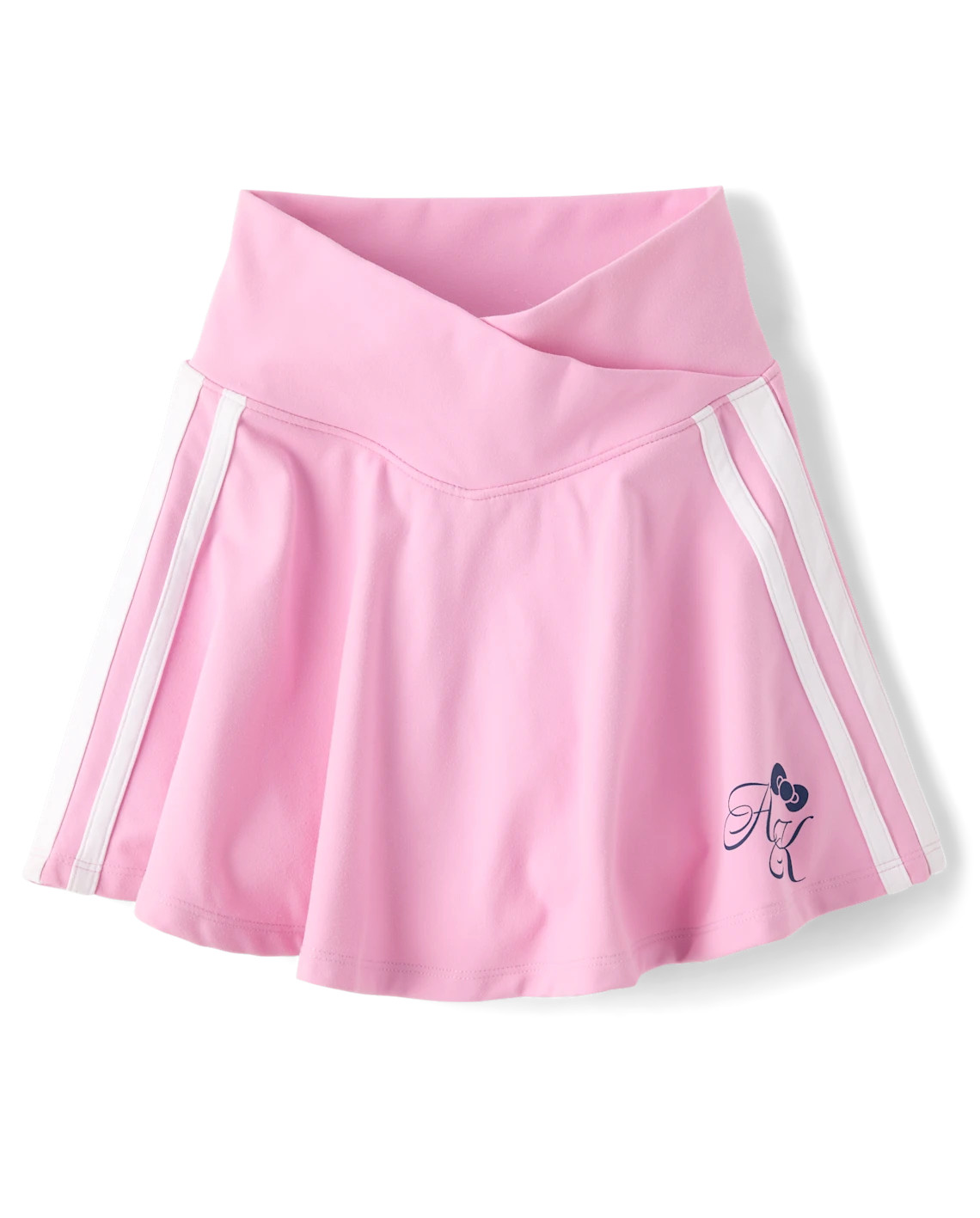 Girls Hello Kitty® Quick Dry Side Stripe Crossover Skort - pink | The Children's Place