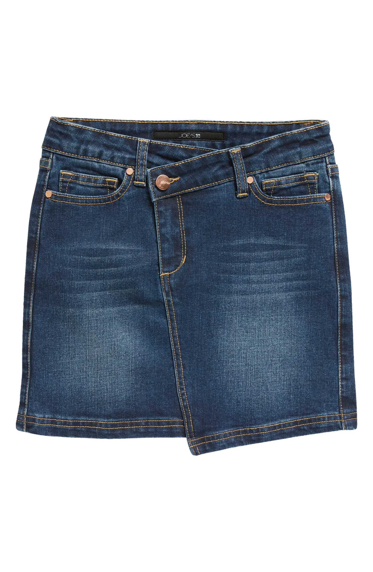 Joe's Kids' The Angle Crossover Waist Jean Skirt | Nordstrom | Nordstrom