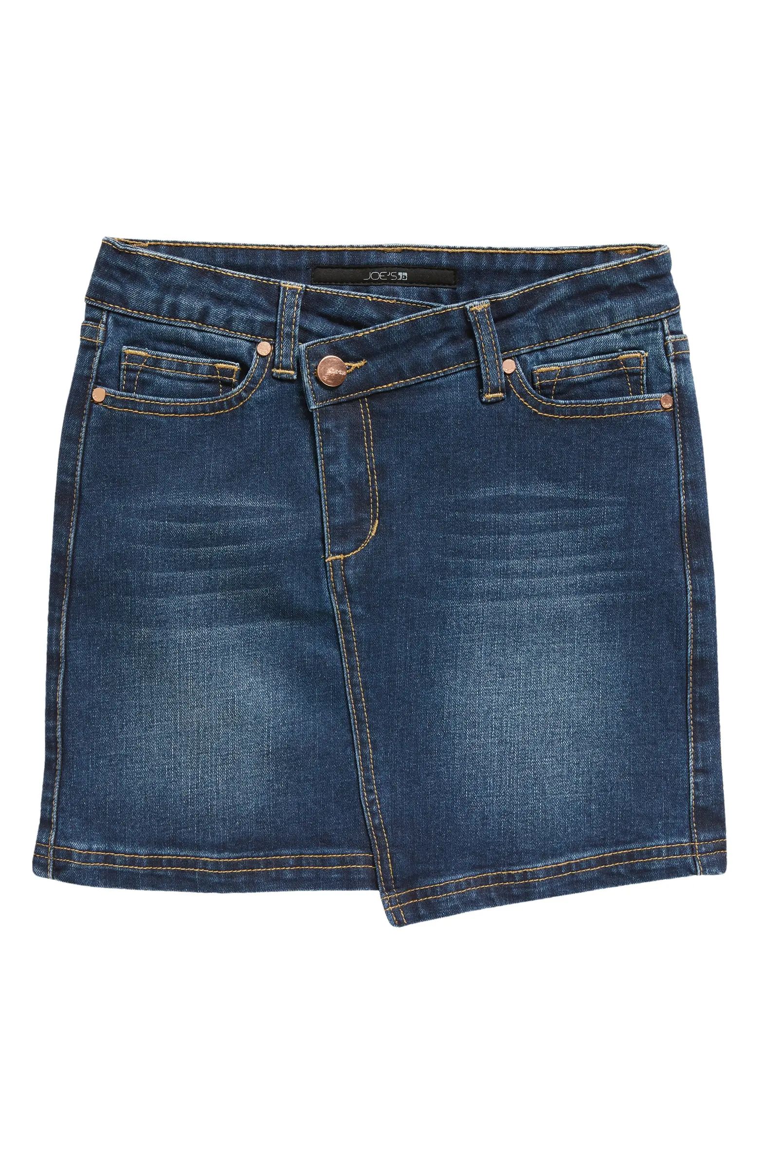 Kids' The Angle Crossover Waist Jean Skirt | Nordstrom