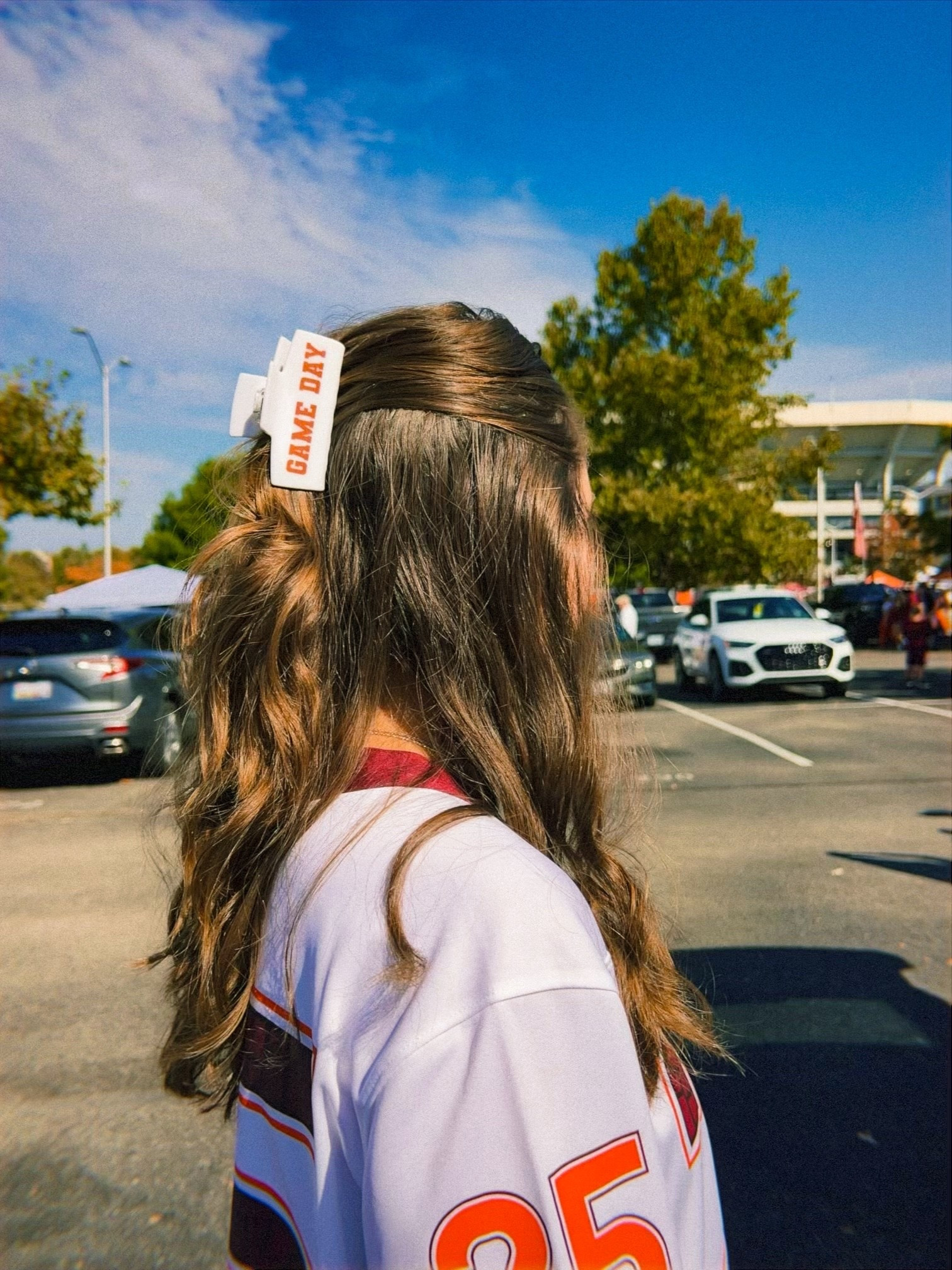 $5 White “Game Day” claw clip! 

#LTKBeauty #LTKFallSale #LTKSeasonal