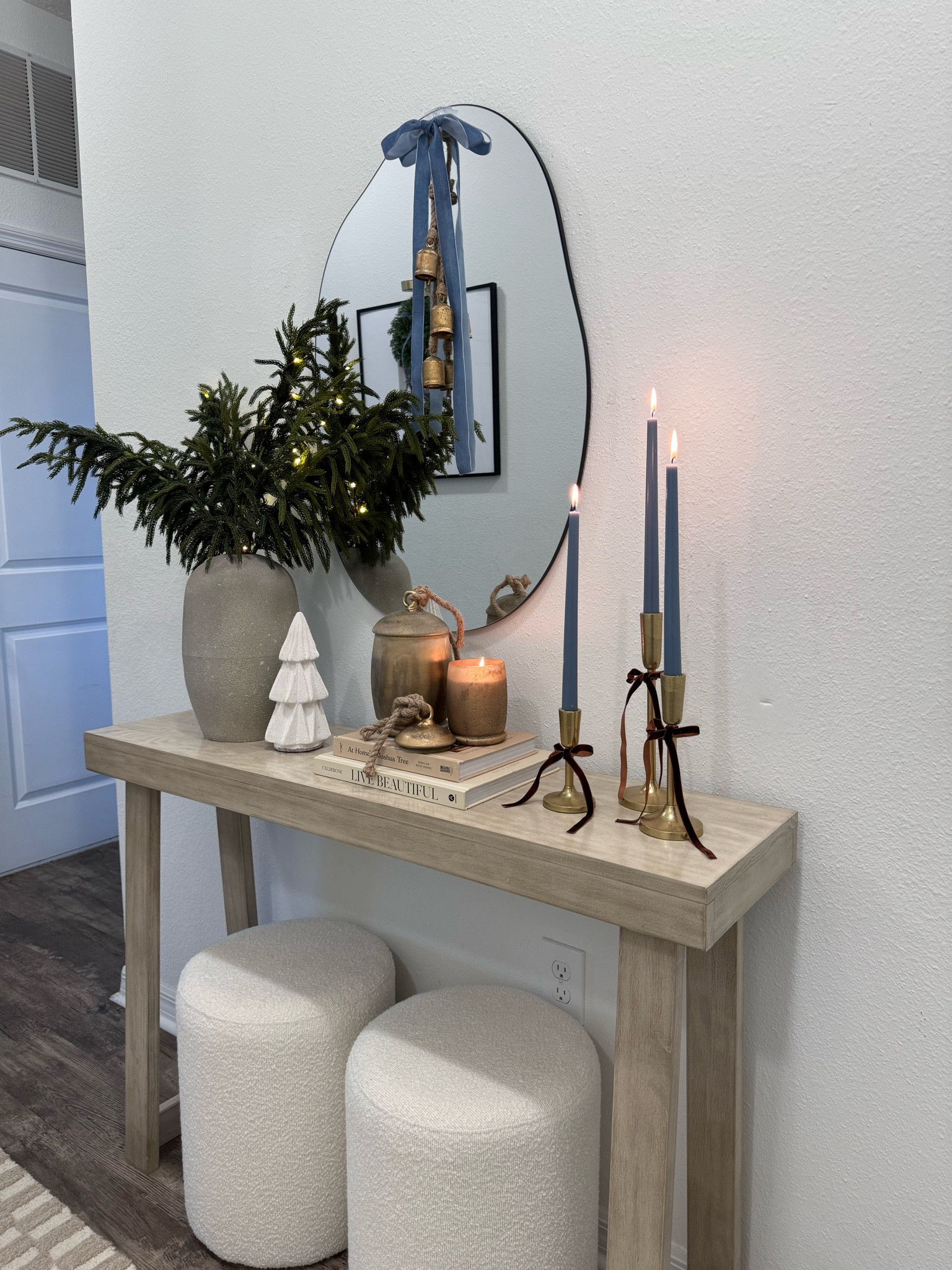 Holiday console table 

#LTKHoliday #LTKGiftGuide #LTKSeasonal