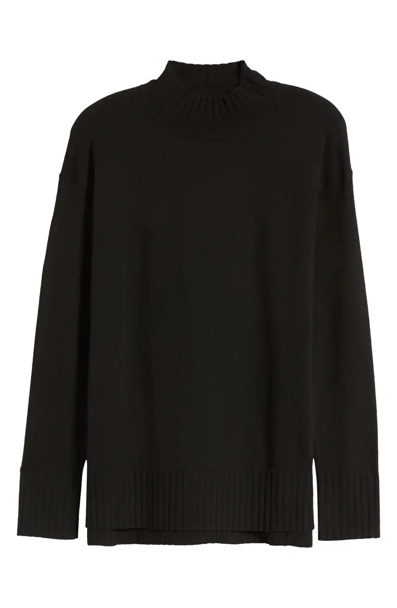 Caslon® Mock Neck Tunic Sweater | Nordstrom | Nordstrom