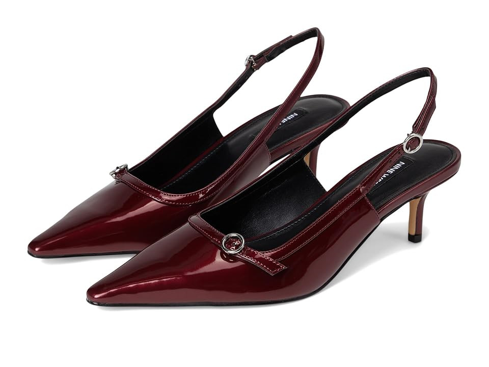 Nine West Ashlea Women's Shoes Red Patent : 9 M, Synthetic | Zappos