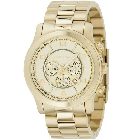 Michael Kors MK8077 Gold-Tone Men s Watch [Watch] Michael Kors | Walmart (US)