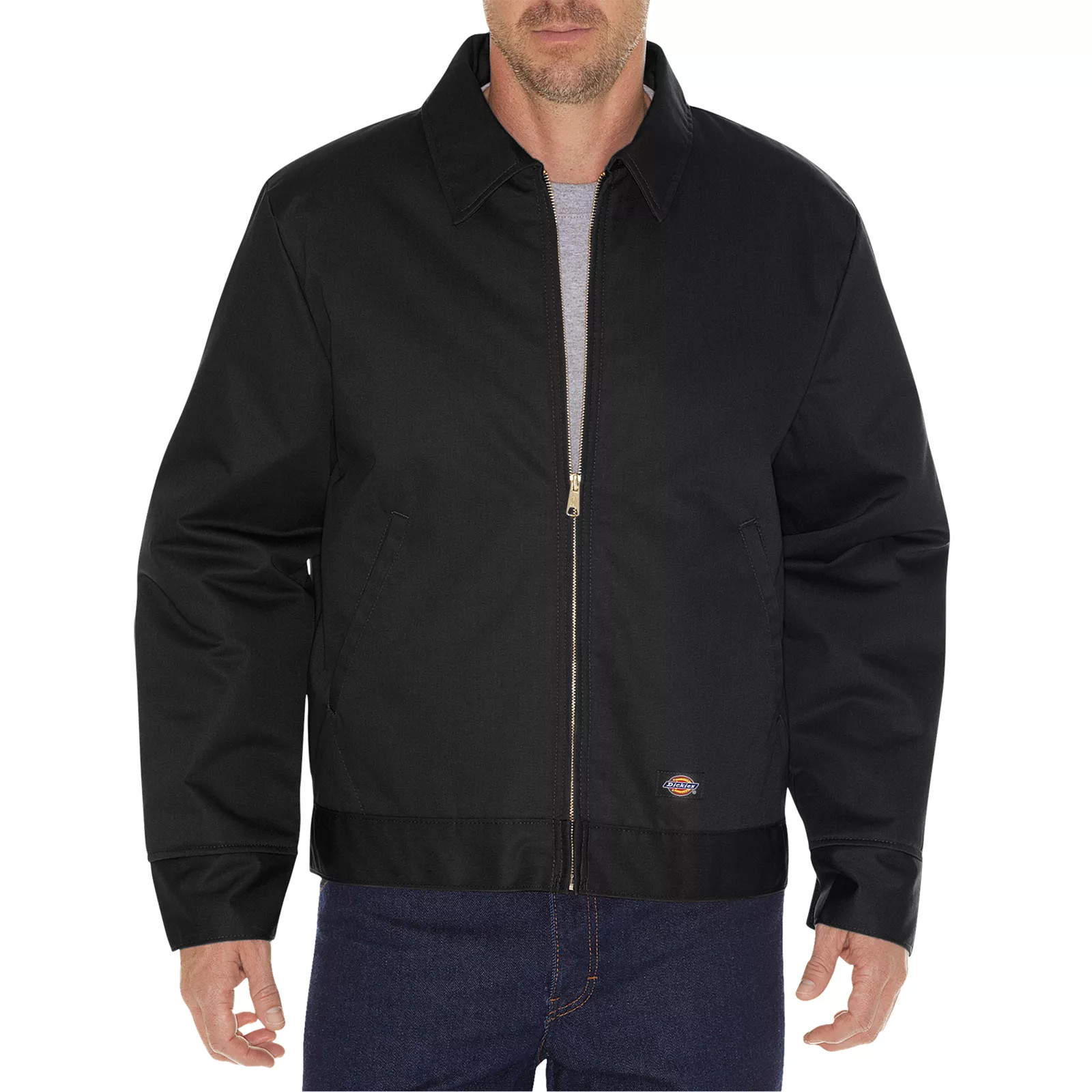 Men's Dickies Insulated Eisenhower Jacket, Size: Medium Tall, Black | Kohl's