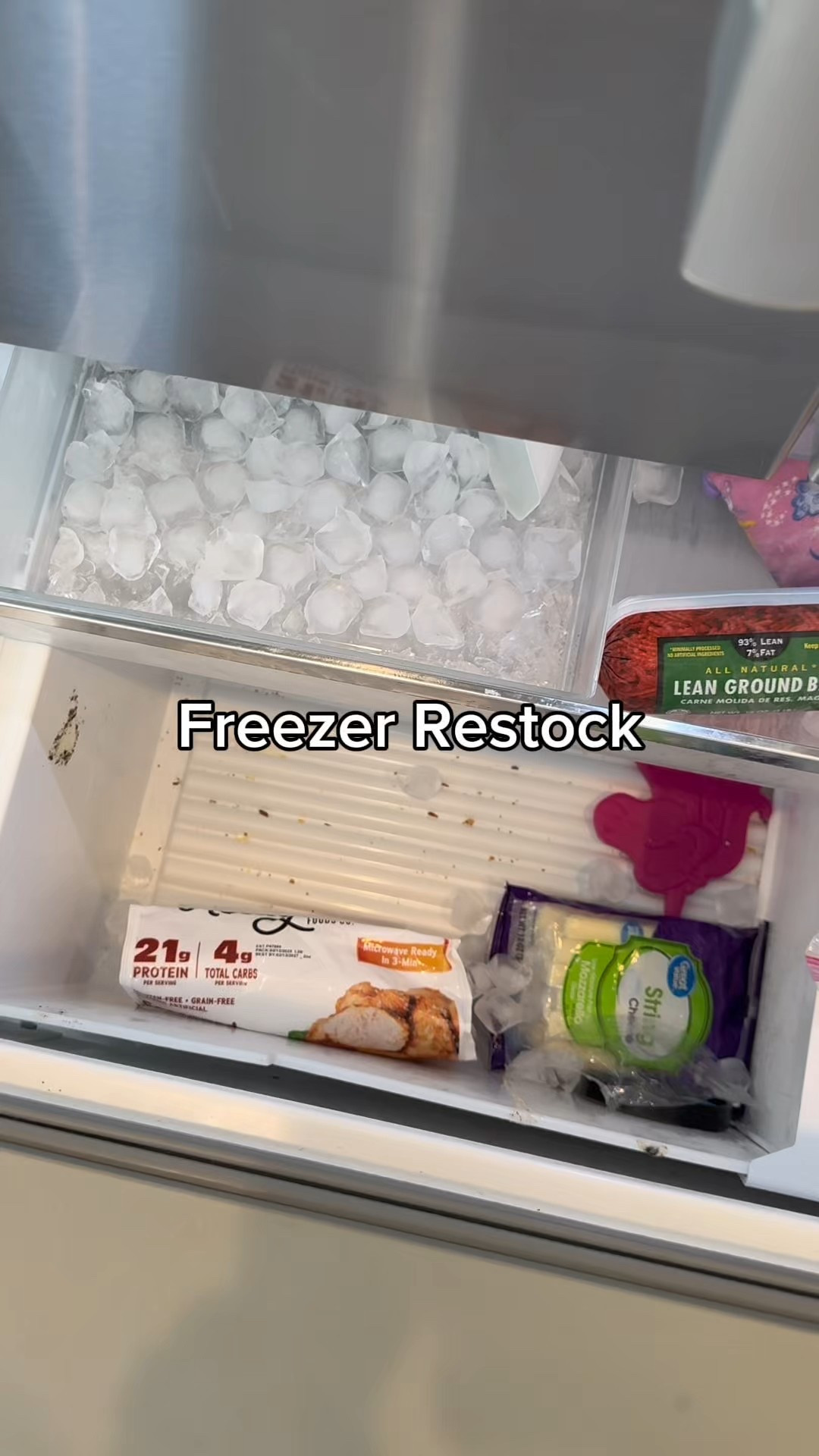 New year, new restock. Restocking the freezer with grab and go meals and extra things for a quick dinner is what saves me when our routine ramps up again. What’s your go to meals in 2026? I need more ideas!!

➡️ Comment RESTOCK for the links!

#restock #freezer #organization 

#LTKdayinmylife #LTKmomlife #LTKHome