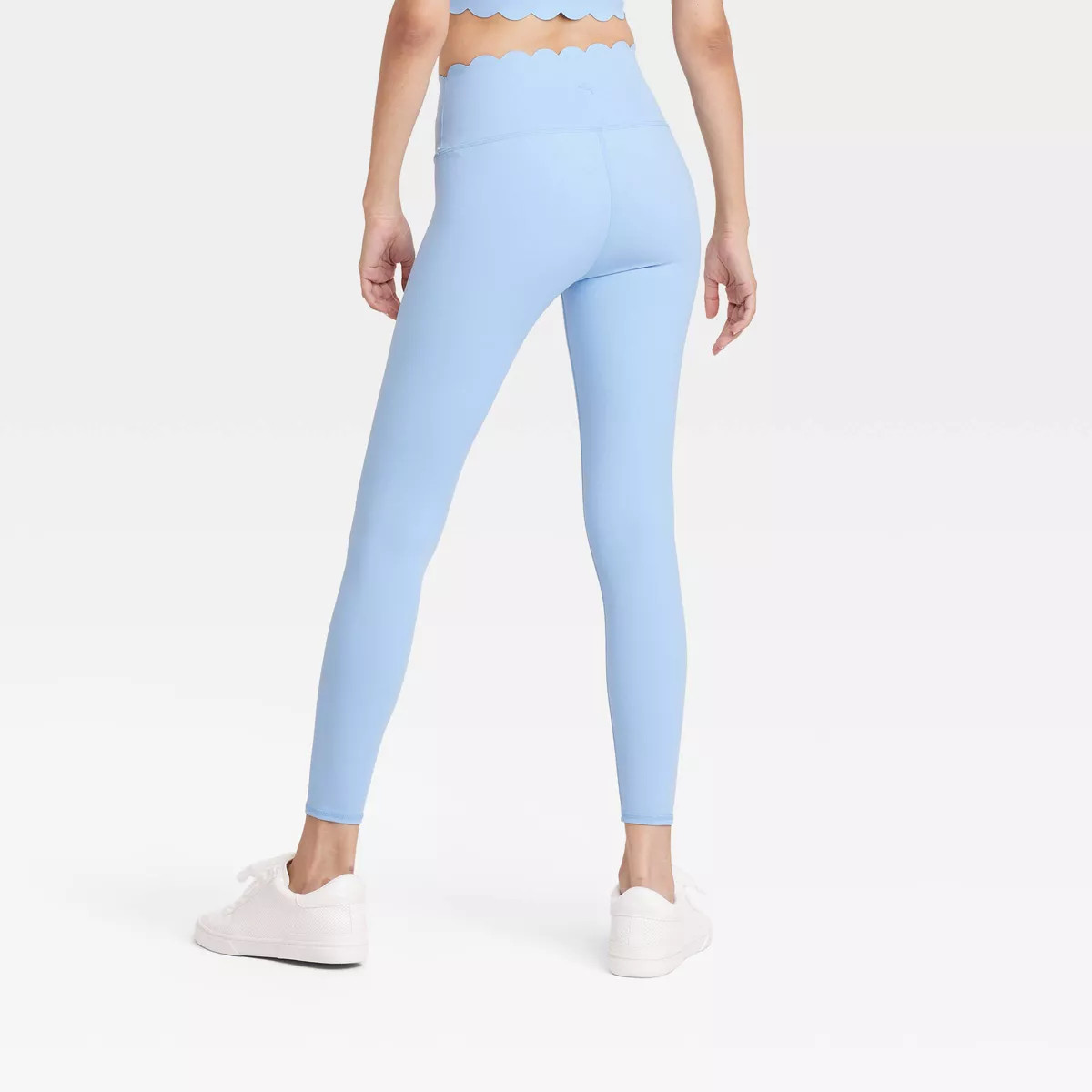 Women's Scallop Detail High-Rise 7/8 Leggings - JoyLab™ | Target