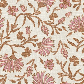 1551KALAMI FLORAL MAUVE Wallpaper byholli_zollinger | Spoonflower