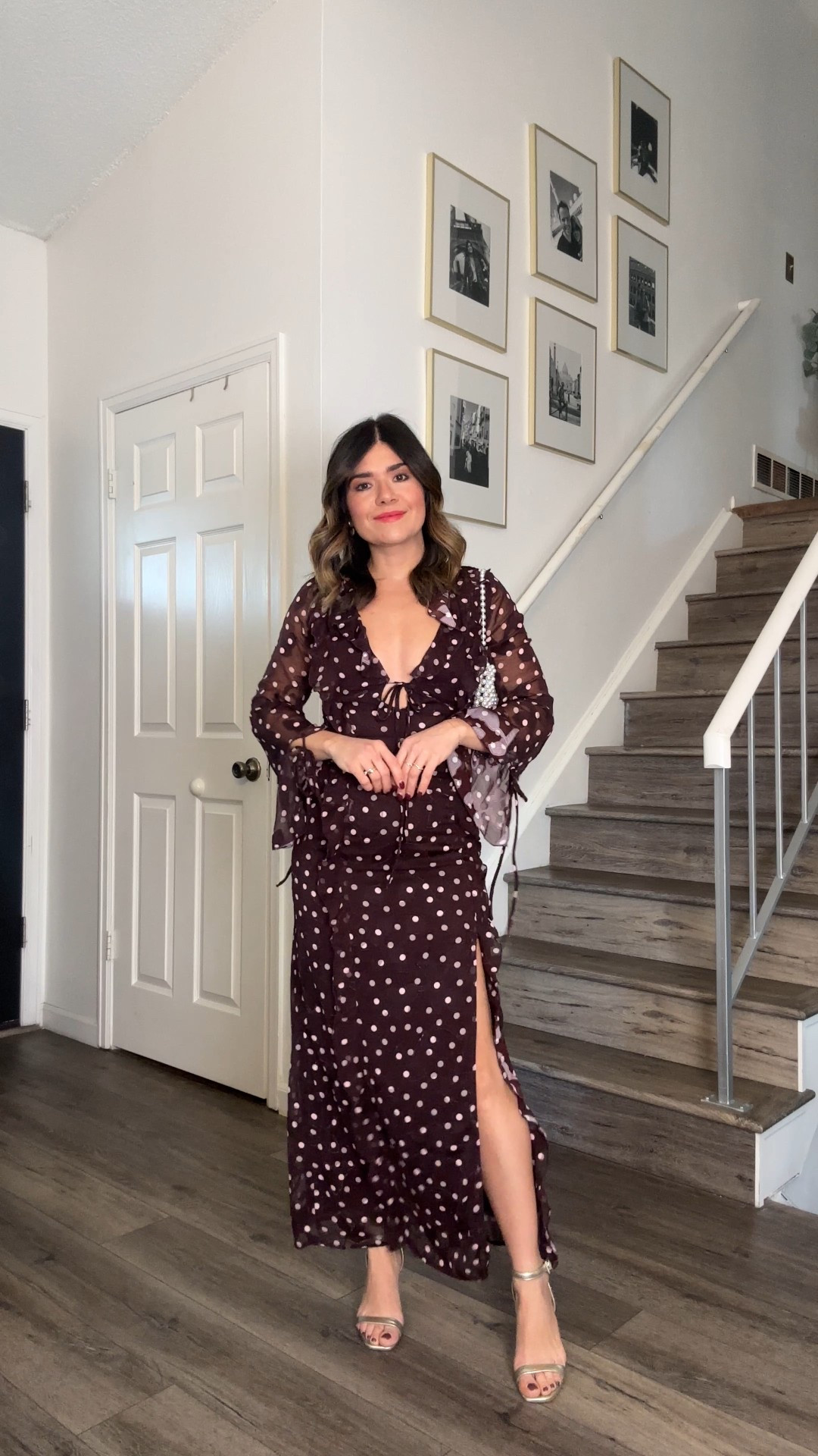 The prettiest polka dot dress for the holidays! It’s so feminine and chic. 
I wear size xs! Take 30% off right now!!

#LTKHoliday #LTKCyberWeek #LTKSaleAlert