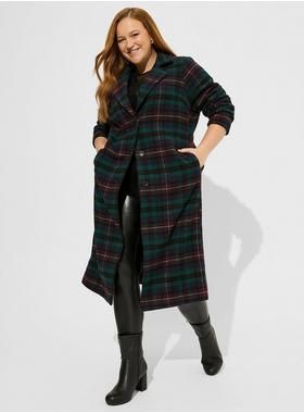 Cozy Car Button Front Coat | Torrid (US & Canada)