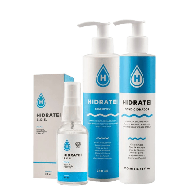 Kit Hidratei S.O.S. Essential Trio (3 Produtos) | Beleza Na Web (BR)
