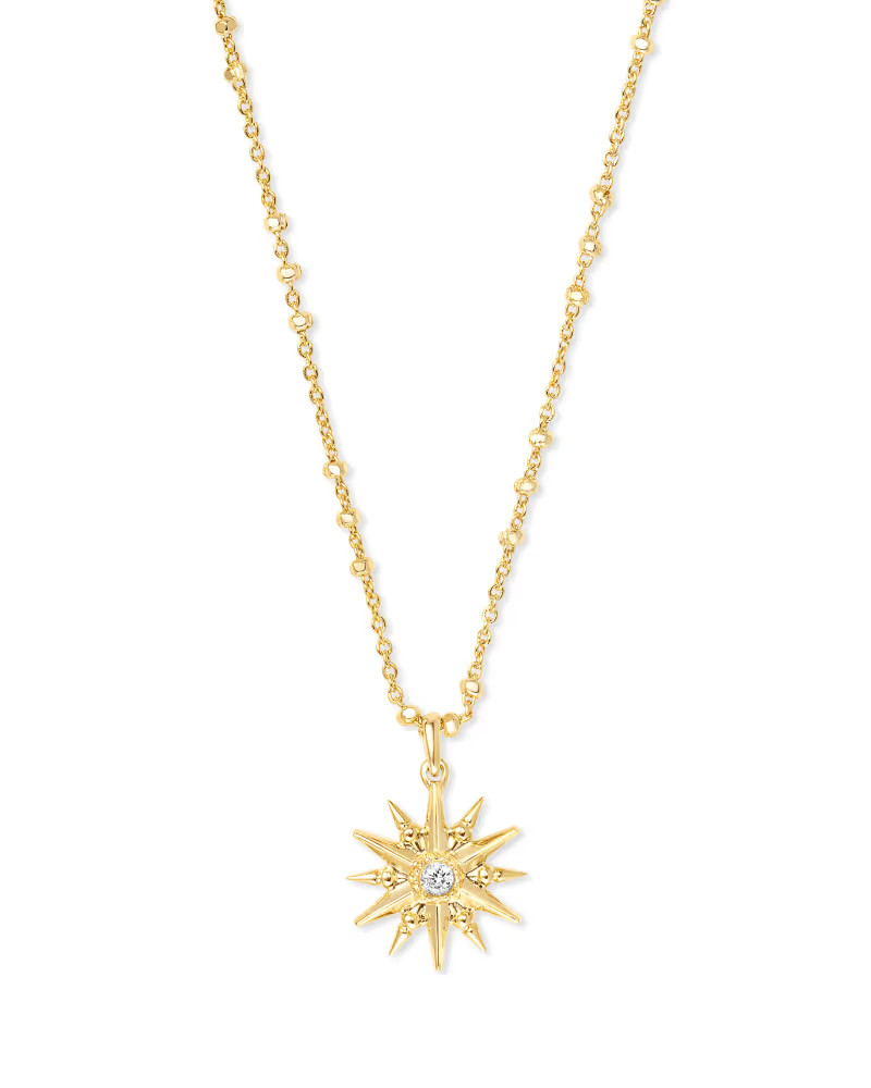 Star Charm Pendant Necklace in Gold | Kendra Scott