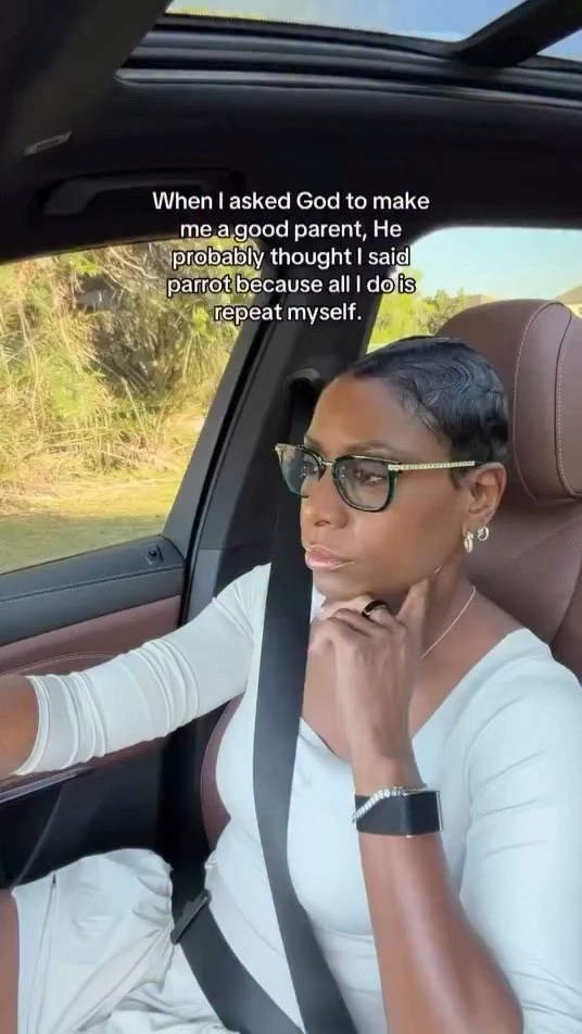 When I asked God to make me a good parent, He probably thought I said parrot because all I do is repeat myself…..
#humor #momlife #momlifestyle

#LTKActive #LTKmomlife