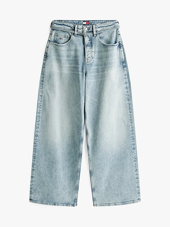 Charlie Belted Mid Rise Loose Jeans | Tommy Hilfiger UK
