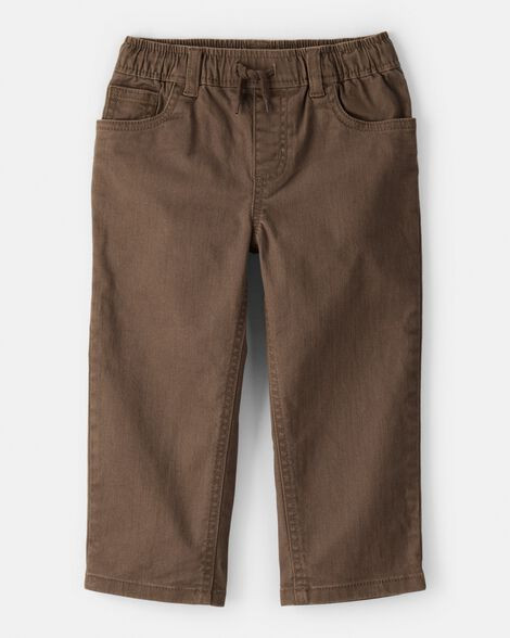 Toddler Boy Tapered Washed Jeans - Brown | Carter's Inc