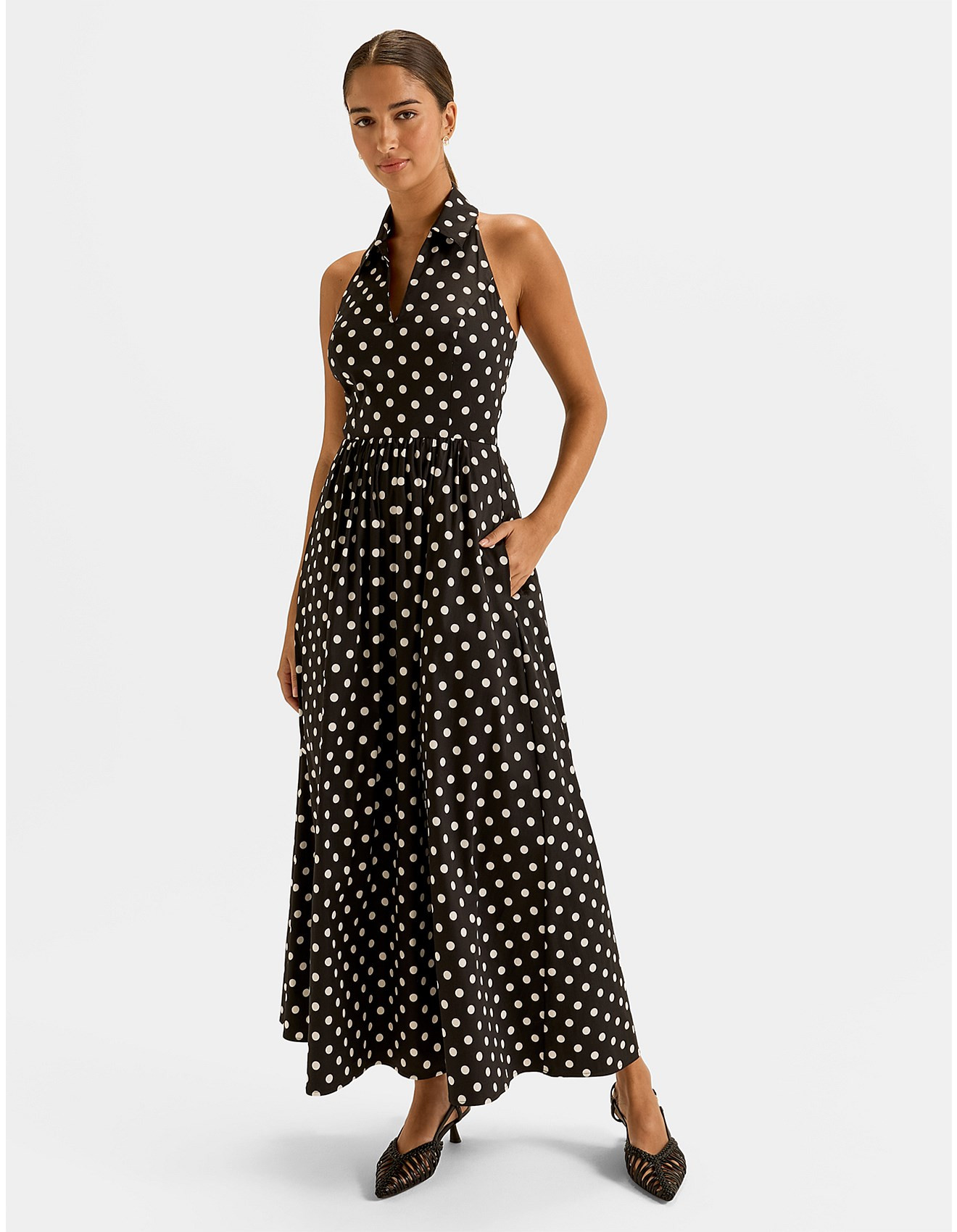 AVA SPOT MAXI DRESS | David Jones (Australia & New Zealand)