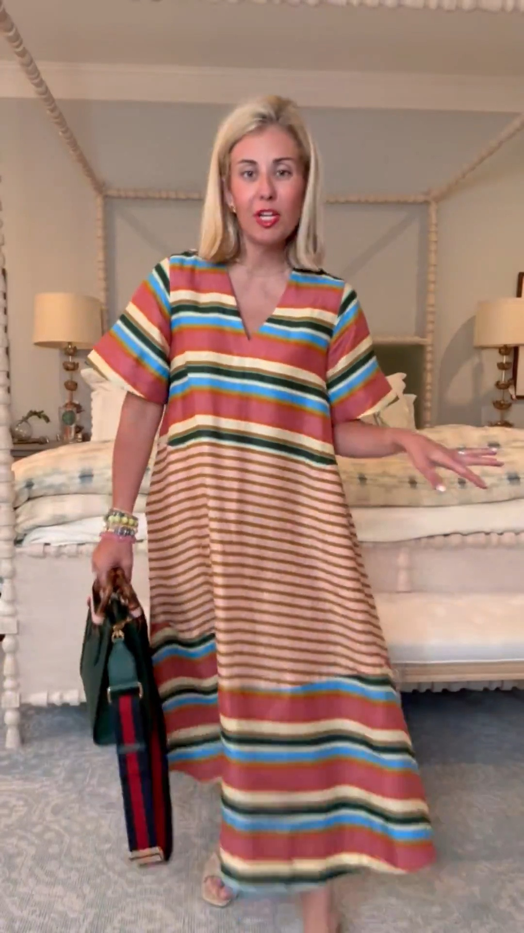 Stripes, colors, flowy and has pockets….that’s a yes! So many places I’m wearing this one. I’m in xs & 8 heel.

#LTKOver40 #LTKmomlife #LTKdayinmylife