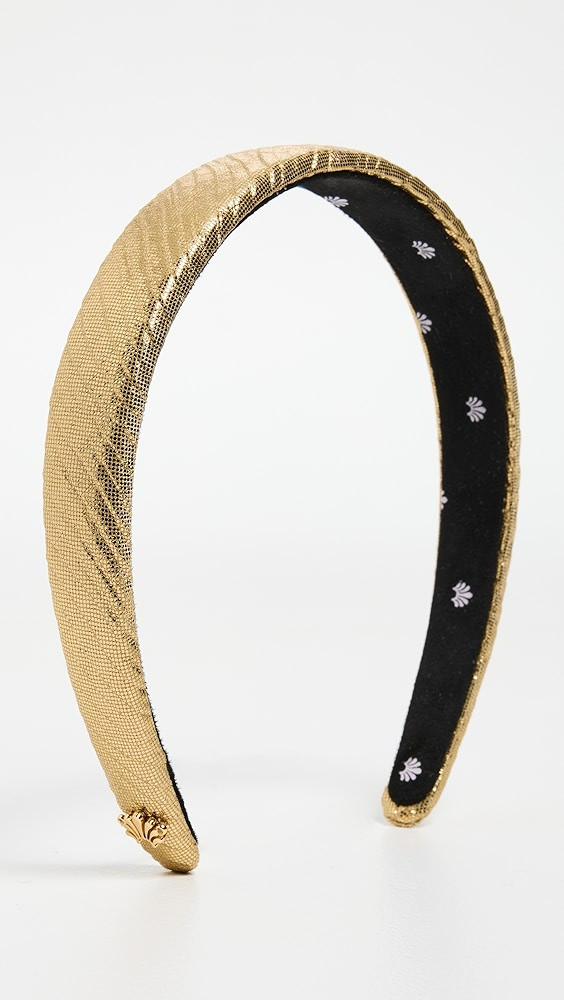 Charlotte Crinkled Silk Headband | Shopbop
