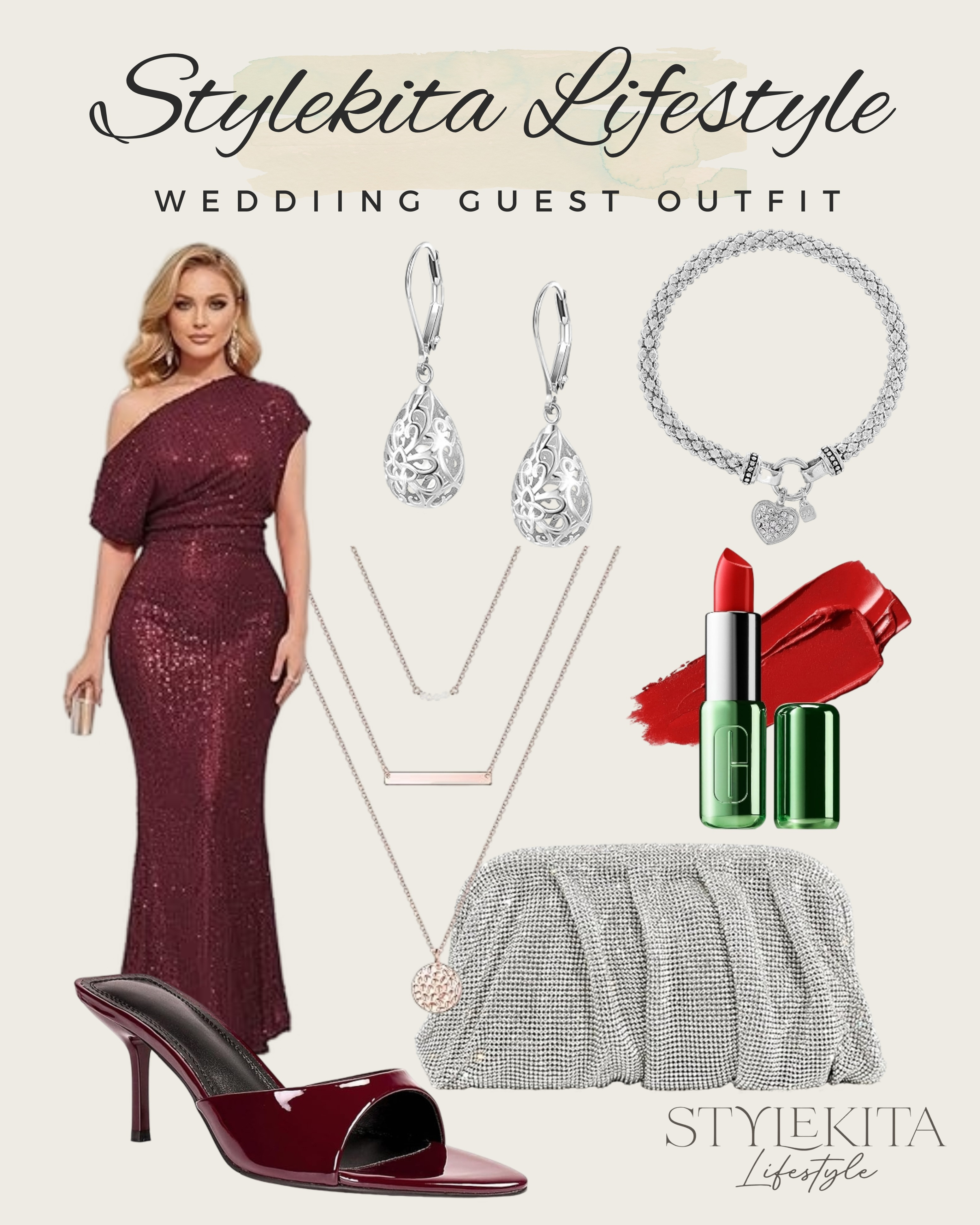 Make a statement at your next event in this stunning wedding guest outfit. The perfect blend of elegance and style for any seasonal ceremony or reception. Tap to shop this look! #WeddingGuestStyle #HolidayWedding #EveningGlamour 

 #LTKdayinmylife #LTKootd #LTKWedding