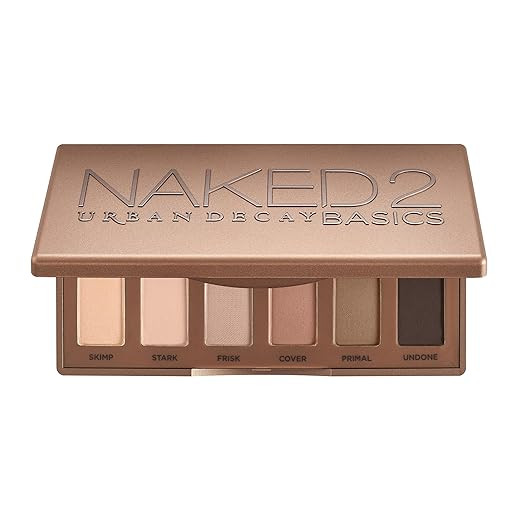 URBAN DECAY Naked 2 Basics Mini Eyeshadow Palette - 6 Matte Neutral Shadows, Long-lasting Wear, M... | Amazon (US)