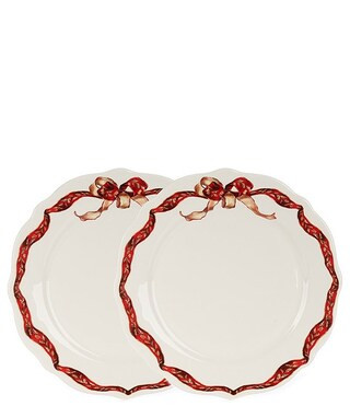 Southern Living 12 Days of Christmas Collection Bow Dinner Plates, Set of 2 | Dillard's | Dillard's